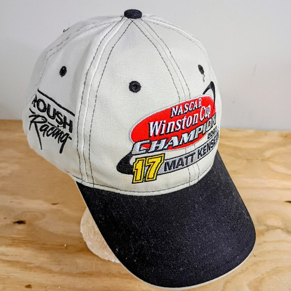 Vintage Matt Kenseth #17 NASCAR 2003 Winston Cup Champion Hat Chase Authentics